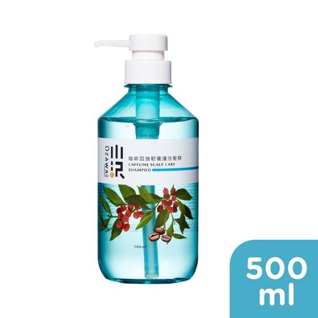 OZAWAKEI 咖啡因強韌養護洗髮精 500ml