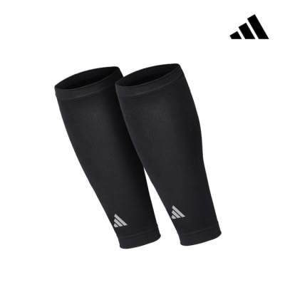 Adidas運動配件 Adidas 機能壓縮小腿套-(黑)S/M