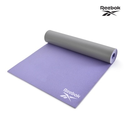 Reebok Reebok-專業訓練雙色瑜珈墊(羅蘭紫/灰)(6mm)