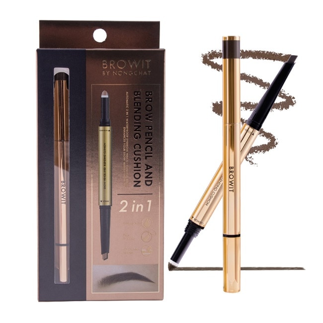 BROWIT BROWIT貝奧莉 持久塑形2in1氣墊眉筆 #自然棕