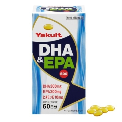 養樂多YAKULT 日本原裝養樂多魚油( DHA &amp; EPA 500 )60日份