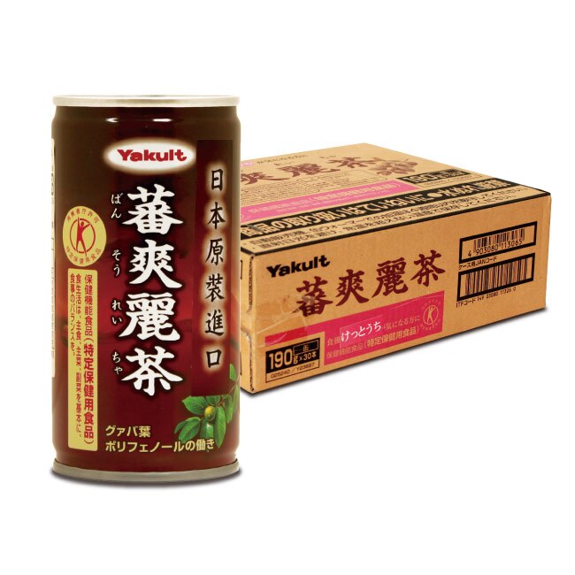 養樂多蕃爽麗茶190ml*30瓶-箱購