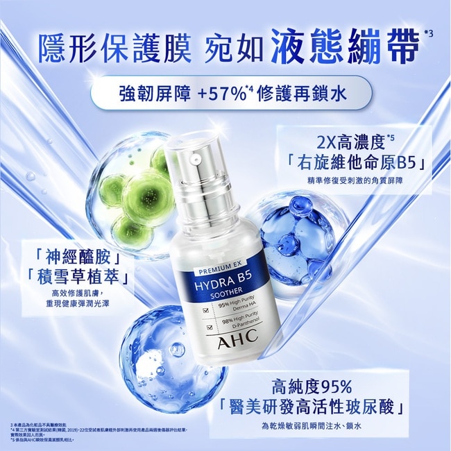 AHC 瞬效保濕B5微導玻尿酸精華 30ML