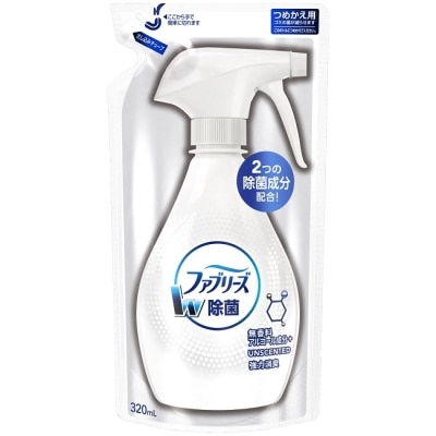 日本風倍清 風倍清織物除菌消臭噴霧補充包320ml (無香 酒精 +)