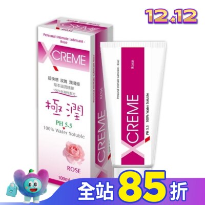 X-CREME 超快感-玫瑰潤滑液100ml&nbsp;