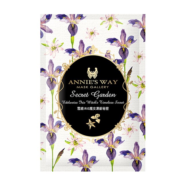 Annies Way 安妮絲薇 雪絨IRIS魔女凍齡秘密黑面膜 (5片/盒)