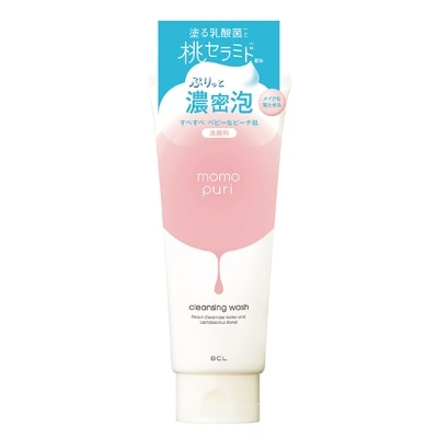 BCL - BCL momopuri 彈潤蜜桃保濕潔顏乳 150g