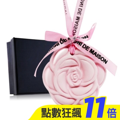 OPRETTY O’Pretty 歐沛媞 室內/車用 香氛擴香石掛飾-粉色玫瑰