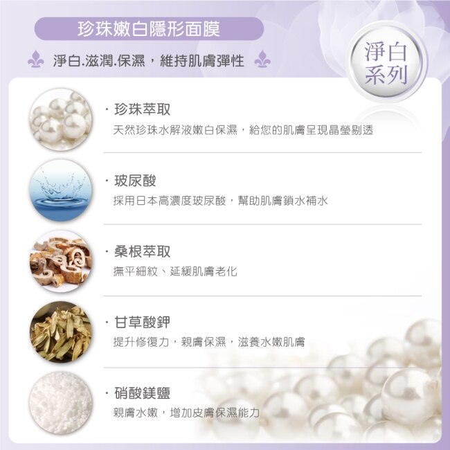 Annies Way 安妮絲薇 珍珠嫩白隱形面膜 10片/盒