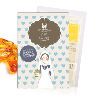 ANNIES WAY 安妮絲薇 Annies Way 安妮絲薇 謝曬皮Q10滋養果凍面膜 40ml