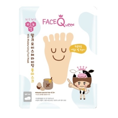 FaceQueen FaceQueen 蜂蜜牛奶滋潤護足膜1入