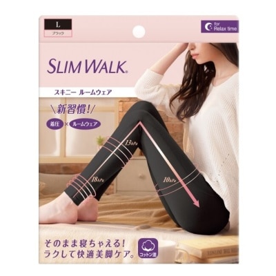 SLIMWALK SLIMWALK居家美腿壓力褲(黑色)L