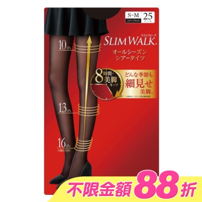 SLIMWALK - SLIMWALK超美腿 壓力褲襪(透膚)S-M image