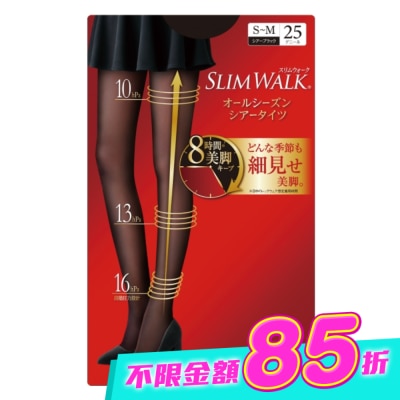 SLIMWALK - SLIMWALK超美腿 壓力褲襪(透膚)S-M image