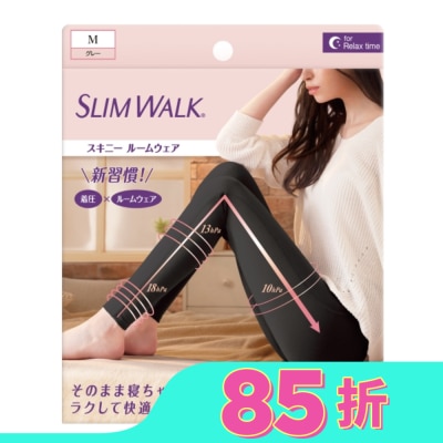 SLIMWALK SLIMWALK居家美腿壓力褲(黑色)M