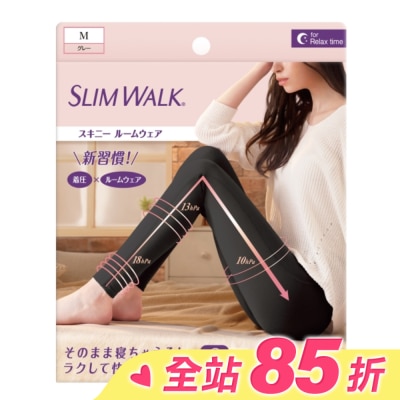SLIMWALK SLIMWALK居家美腿壓力褲(黑色)M
