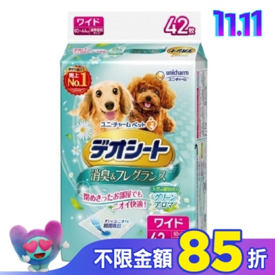 日本Unicharm株式會社 Unicharm Pet 森林香狗尿墊  LL尺寸  42片裝