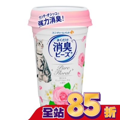 unicharmPet消臭大師 Unicharm Pet 消臭大師 貓盆消臭粒 純淨花香 (450 ml/ 罐)