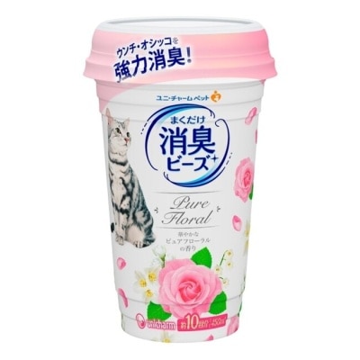 unicharmPet消臭大師 Unicharm Pet 消臭大師 貓盆消臭粒 純淨花香 (450 ml/ 罐)