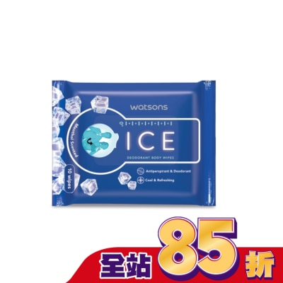 Watsons 屈臣氏 屈臣氏涼感體用柔濕巾10入