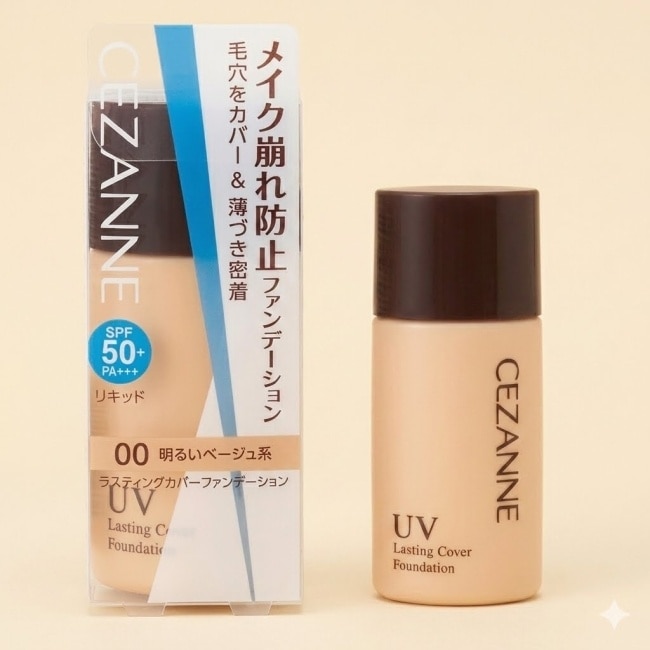CEZANNE 高防曬遮瑕粉底液 530-00 27G