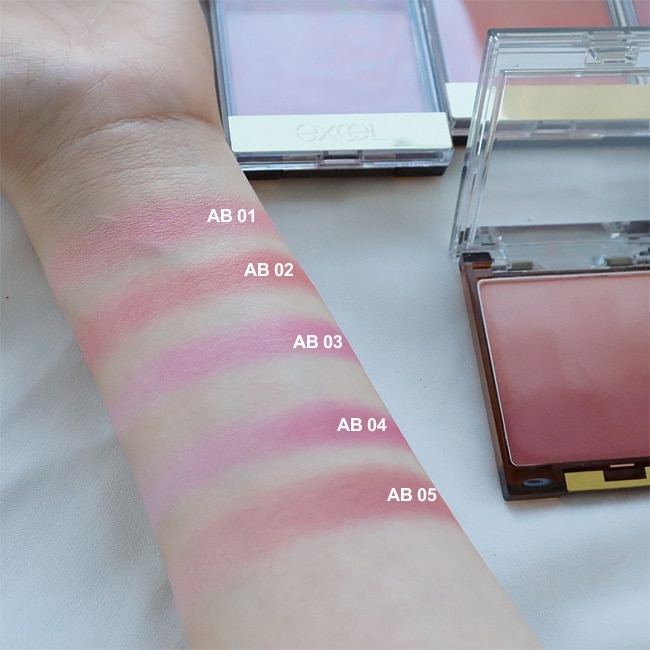 EXCEL 漸層魅色腮紅05肉桂杏紅8g