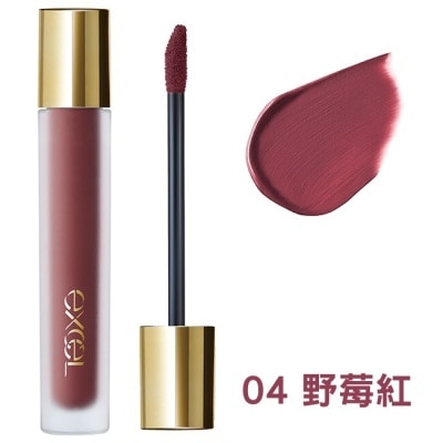 EXCEL EXCEL 絲絨霧采唇釉04野莓紅