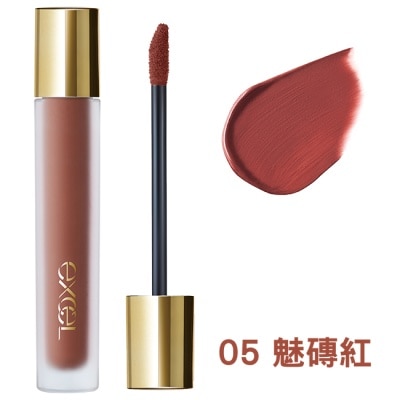 EXCEL EXCEL 絲絨霧采唇釉05魅磚紅 image