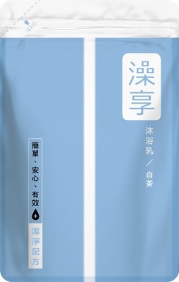 澡享 - 澡享沐浴乳補充包-白茶650g image