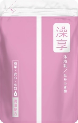 JOYSHOWER 澡享沐浴乳補充包-牡丹小蒼蘭650g