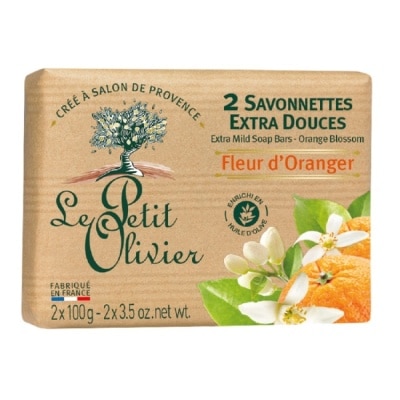 LE PETIT OLIVIER法國小橄欖樹 小橄欖樹草本極致滋潤超柔香皂100g2入(橙花)
