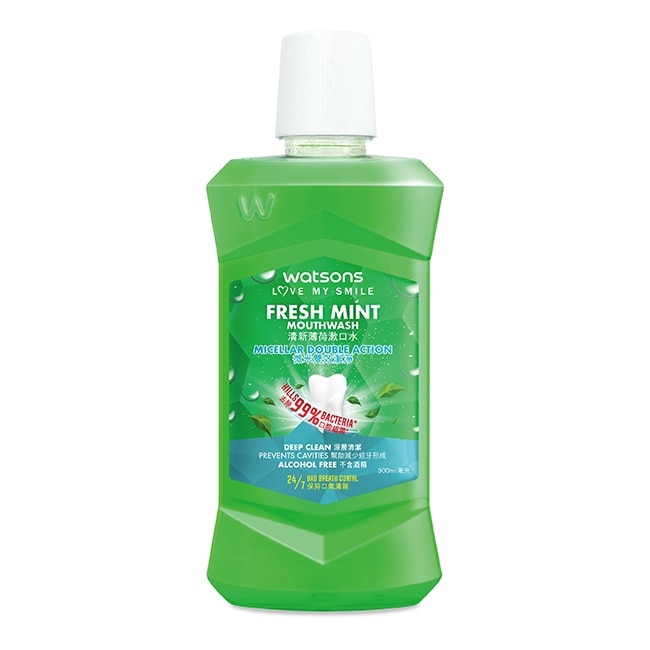 屈臣氏清新薄荷漱口水500ml image