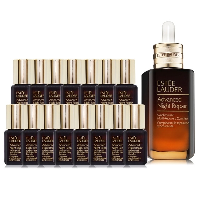 ESTEE LAUDER雅詩蘭黛 特潤修護露彭湃組[100ml+7mlX15]-國際航空版