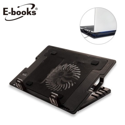 E-BOOKS E-books C4 大風扇五段高低調整筆電散熱座