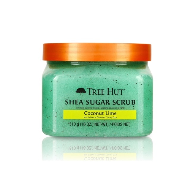 (即期品)【TREE HUT樹上小屋】乳木果蜜糖身體磨砂膏510g(椰子萊姆)-效期至202602