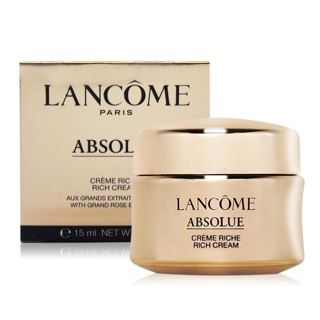 LANCOME 蘭蔻 絕對完美黃金玫瑰修護乳霜豐潤版(15ml)