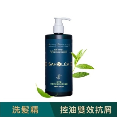 SAHOLEA 森歐黎漾淨平衡茶樹控油雙效抗屑洗髮精480ml image