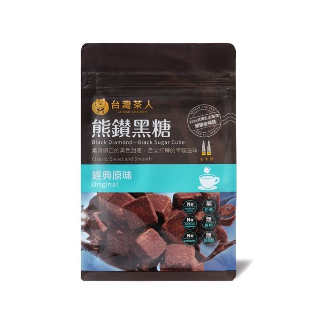 熊鑽黑糖磚-經典原味(17g*8入)
