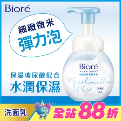 Biore 蜜妮 - Biore水嫩亮澤洗顏慕絲160ml