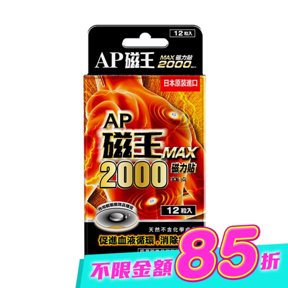 AP磁王MAX2000磁力貼(12粒) image