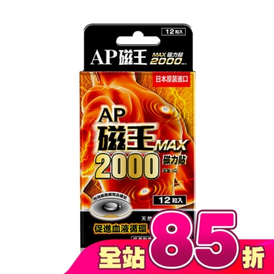 CCPC - AP磁王MAX2000磁力貼(12粒)