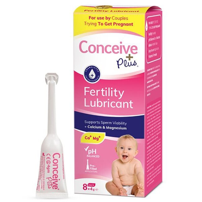 法國SASMAR Conceive Plus助孕潤滑劑 4gx8支