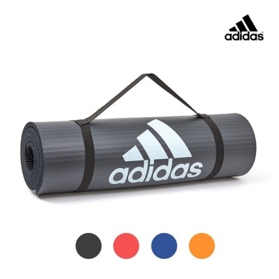 ADIDAS運動配件 Adidas-全功能波紋健身墊 - 10mm (鋼鐵黑)