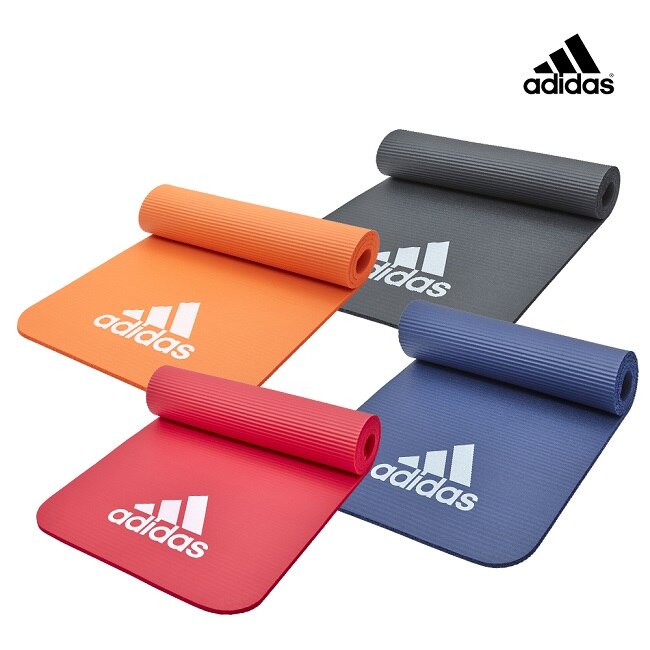 Adidas-全功能波紋健身墊 - 10mm (鋼鐵黑)