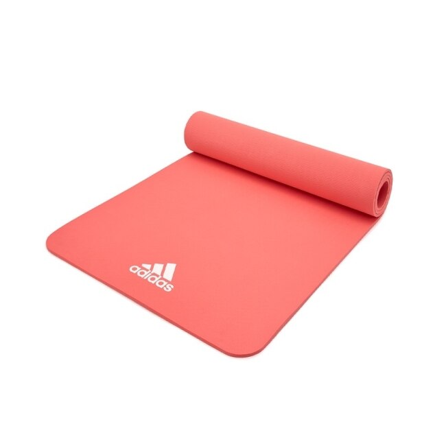 Adidas Yoga 輕量波紋瑜珈墊 - 8mm (珊瑚粉)