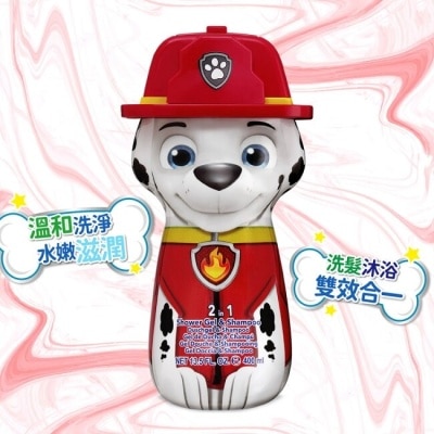 美國PAW PATROL Paw Patrol 汪汪隊消防員毛毛 2合1沐浴洗髮精 400ml