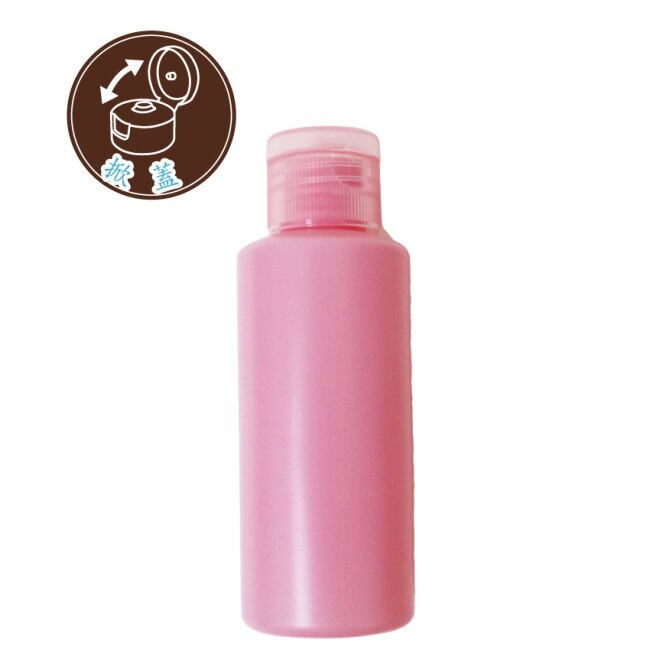 彩色掀蓋瓶/空瓶60ml-粉(5入)