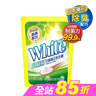 白帥帥 - 白帥帥小蘇打抗菌洗衣精補充包1650g