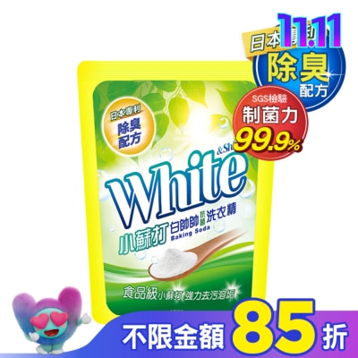 白帥帥 白帥帥小蘇打抗菌洗衣精補充包1650g