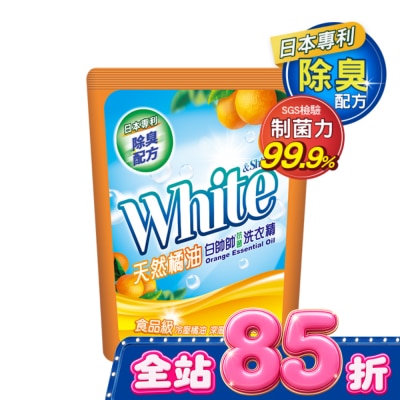 白帥帥 白帥帥天然橘油抗菌洗衣精補充包1650g image